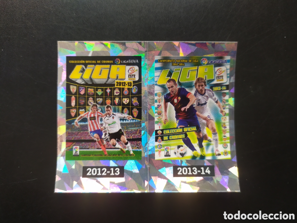 Figurine di Calcio: Liga este 2021 2022 21 22 panini m&aacute;gicos 50 portadas 2012-13 2013-14 n&ordm; 41 42 conmemorativos