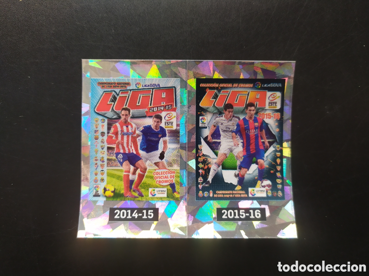 Figurine di Calcio: Liga este 2021 2022 21 22 panini m&aacute;gicos 50 portadas 2014-15 2015-16 n&ordm; 43 44 conmemorativos