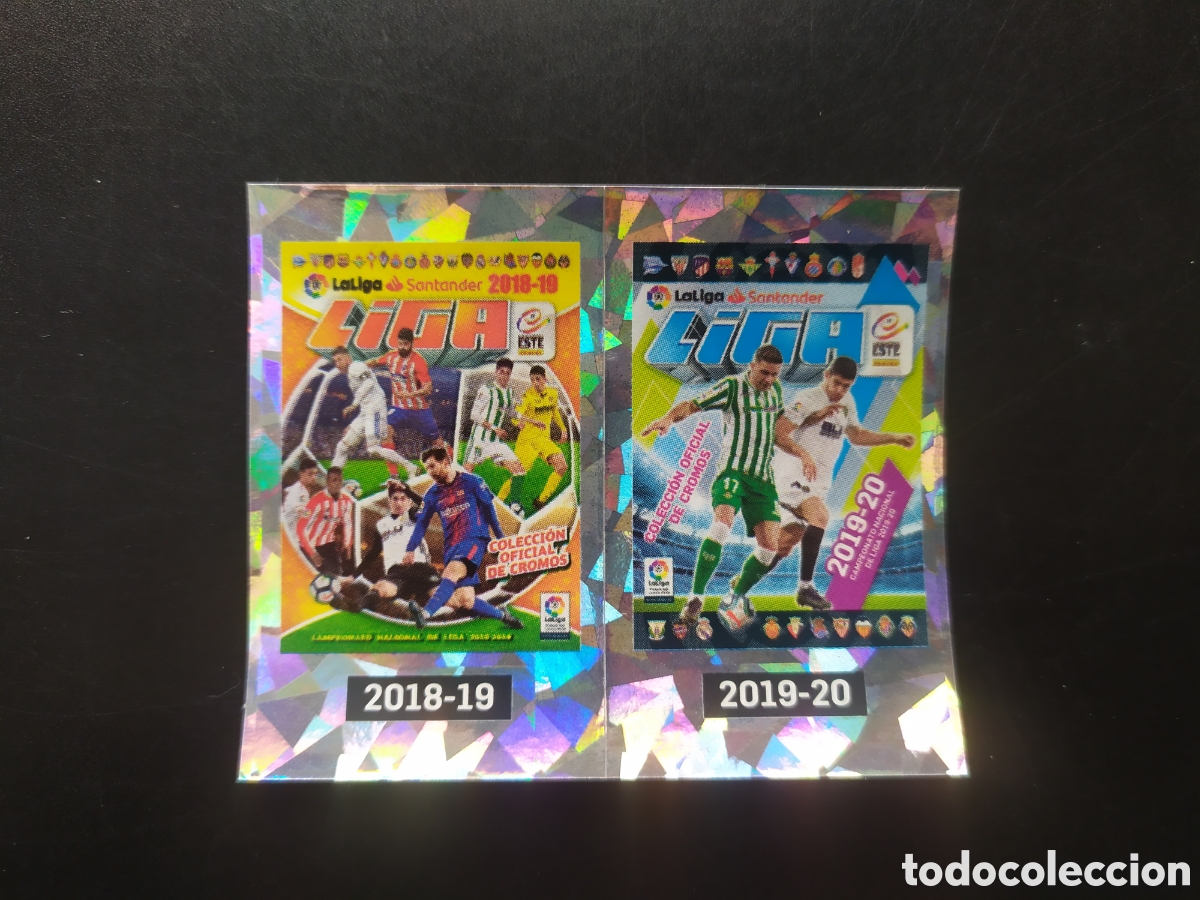 Figurine di Calcio: Liga este 2021 2022 21 22 panini m&aacute;gicos 50 portadas 2018-19 2019-20 n&ordm; 47 48 conmemorativos