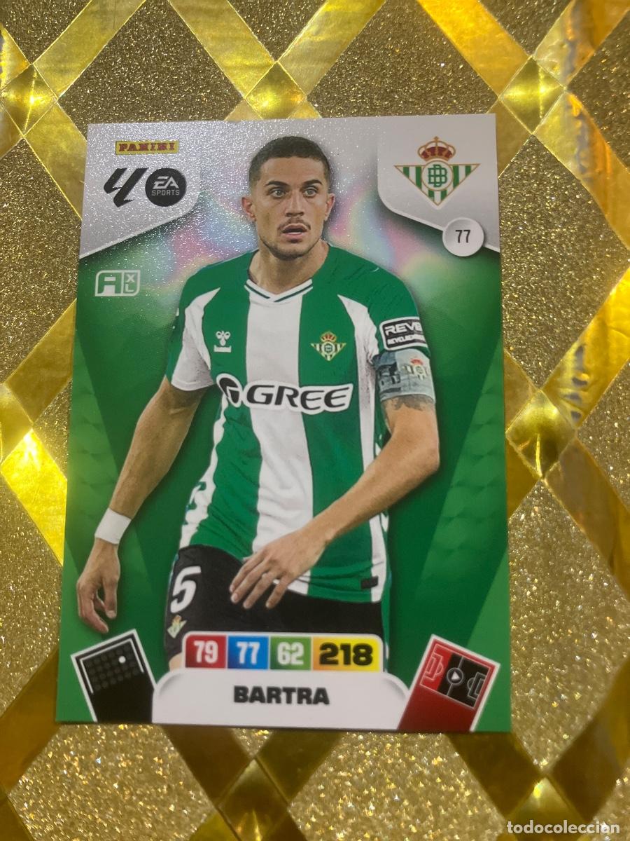 Cromos de F&uacute;tbol: CROMO DE FUTBOL NUMERO 77 BARTRA BETIS ADRENALYN XL 2025 2026 PANINI !