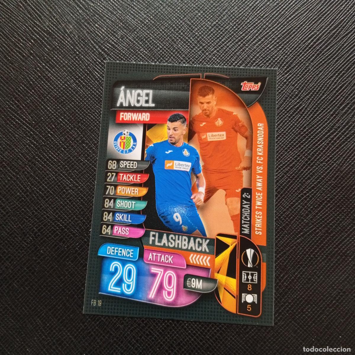 Football Stickers: ANGEL GETAFE TOPPS MATCH ATTAX 2019 2020 CROMO 19 20 FUTBOL - (MD09-10/4) PG47 BLASHBACK C