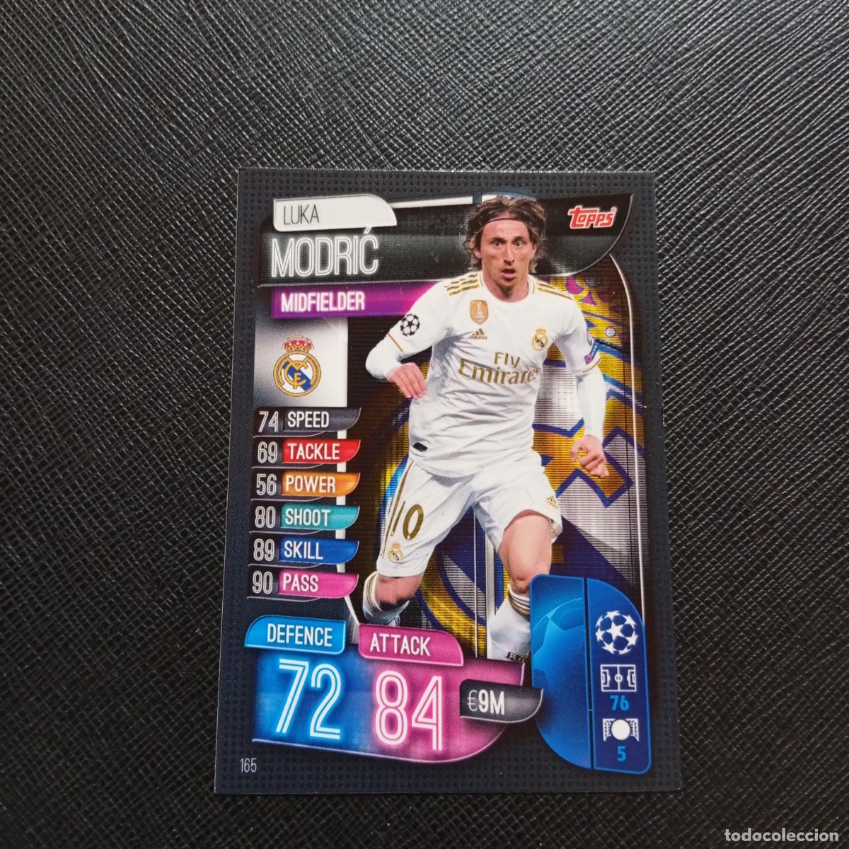 Cromos de F&uacute;tbol: 165 MODRIC REAL MADRID TOPPS MATCH ATTAX 2019 2020 CROMO 19 20 FUTBOL - (MD09-10/4) PG50