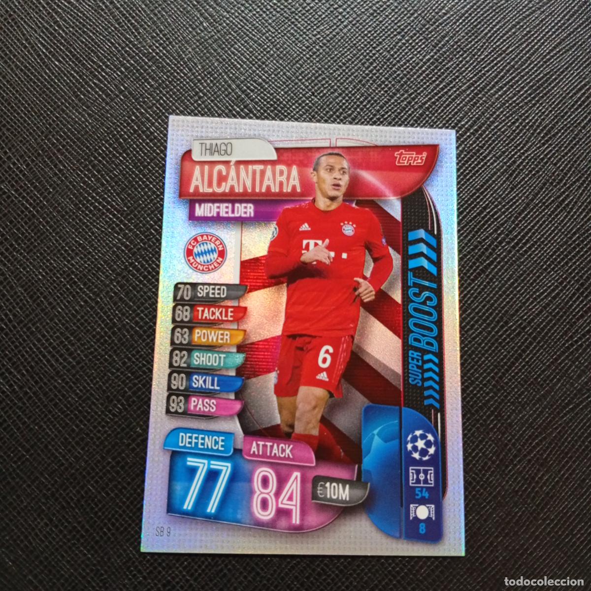 Fu&szlig;ball-Sticker: ALCANTARA BAYERN MUNICH TOPPS MATCH ATTAX 2019 2020 CROMO 19 20 FUTBOL - (MD09-10/4) PG51 BOOST
