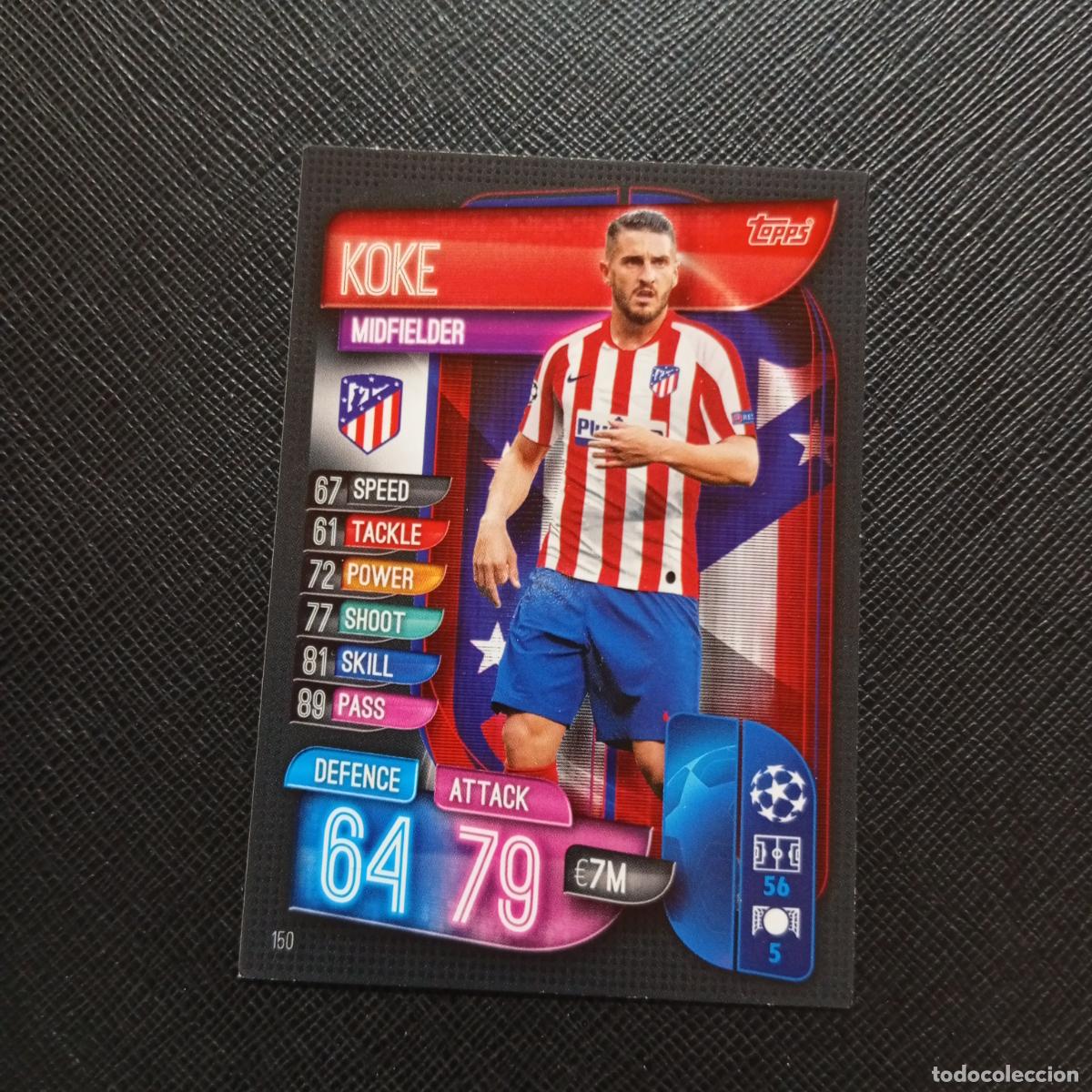 Cromos de Futebol: 150 KOKE AT MADRID TOPPS MATCH ATTAX 2019 2020 CROMO 19 20 FUTBOL - (MD09-10/4) PG63