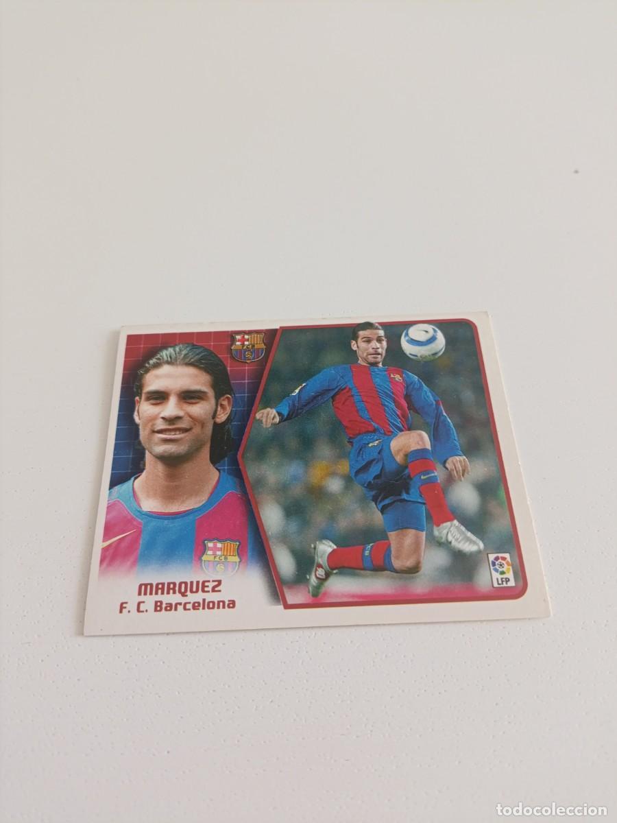 Cromos de f&uacute;tbol: Liga este 05/06 M&aacute;rquez Barcelona