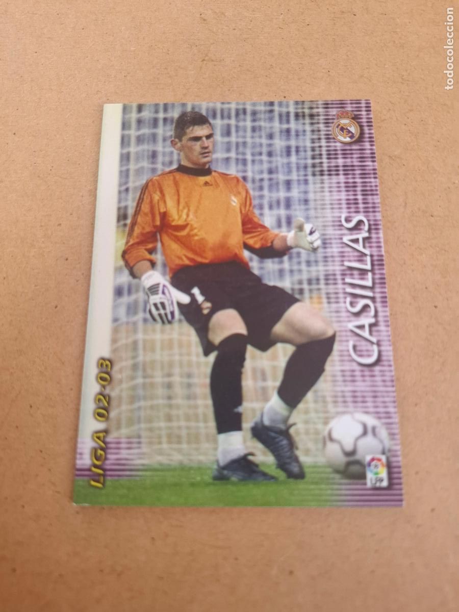 Fu&szlig;ball-Sticker: MEGAFICHAS 2002 2003 02 03 - PANINI - 146 CASILLAS - REAL MADRID