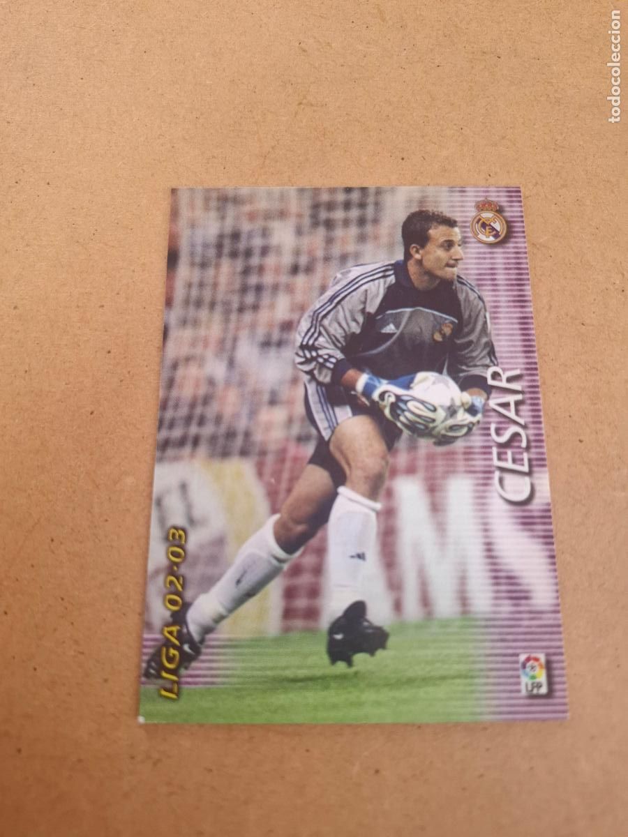 Cromos de F&uacute;tbol: MEGAFICHAS 2002 2003 02 03 - PANINI - 147 C&Eacute;SAR - REAL MADRID
