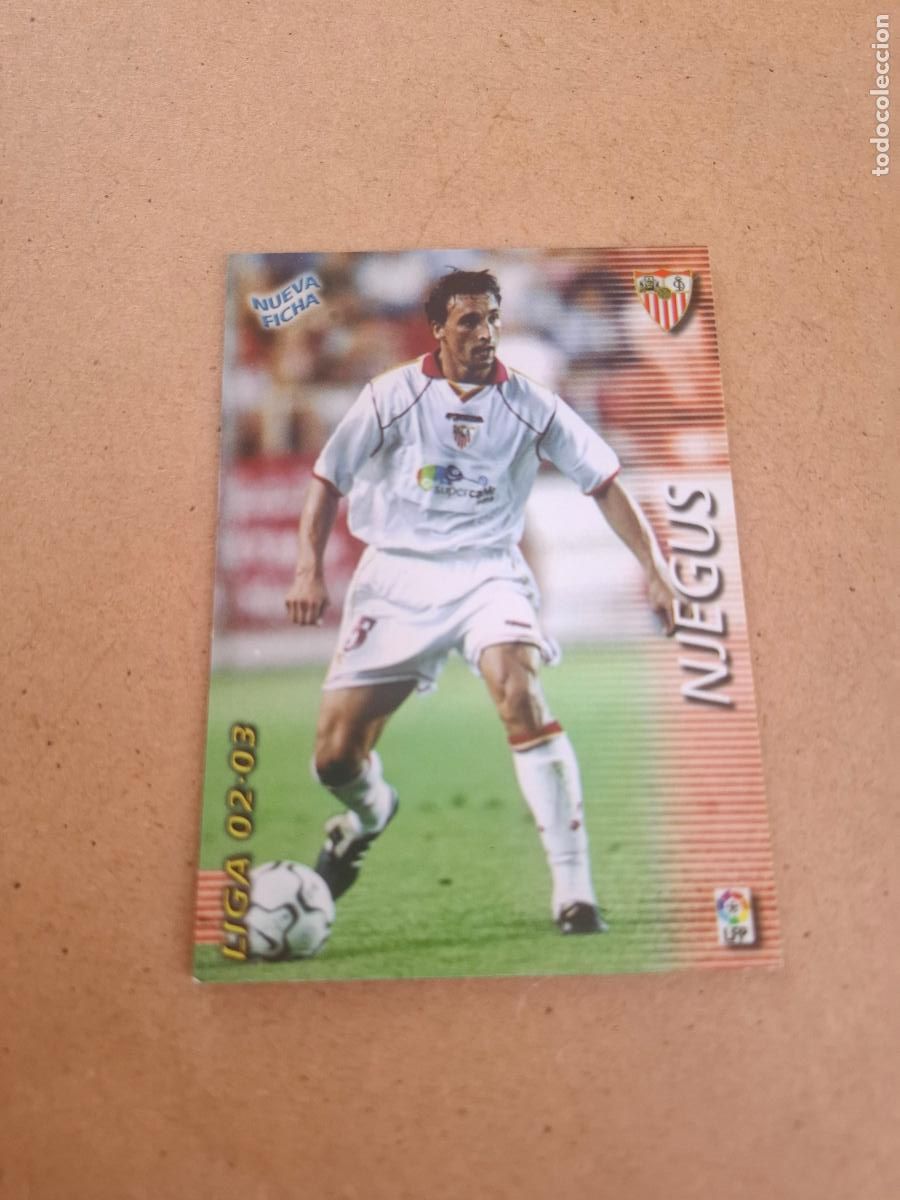Cromos de F&uacute;tbol: MEGAFICHAS 2002 2003 02 03 - PANINI - 262 BIS NJEGUS - SEVILLA FC