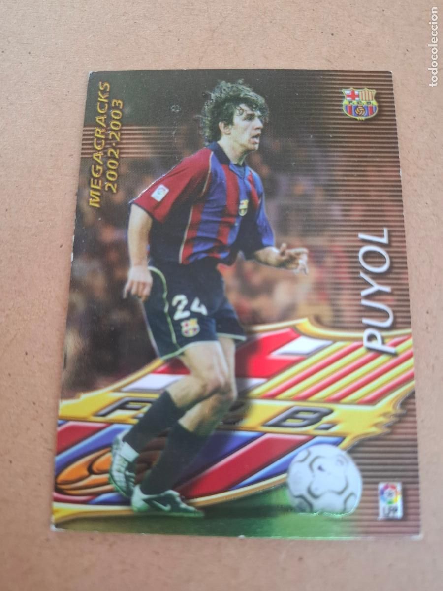 Cromos de F&uacute;tbol: MEGAFICHAS 2002 2003 02 03 - PANINI - 365 PUYOL ( MEGACRACKS ) - FC. BARCELONA