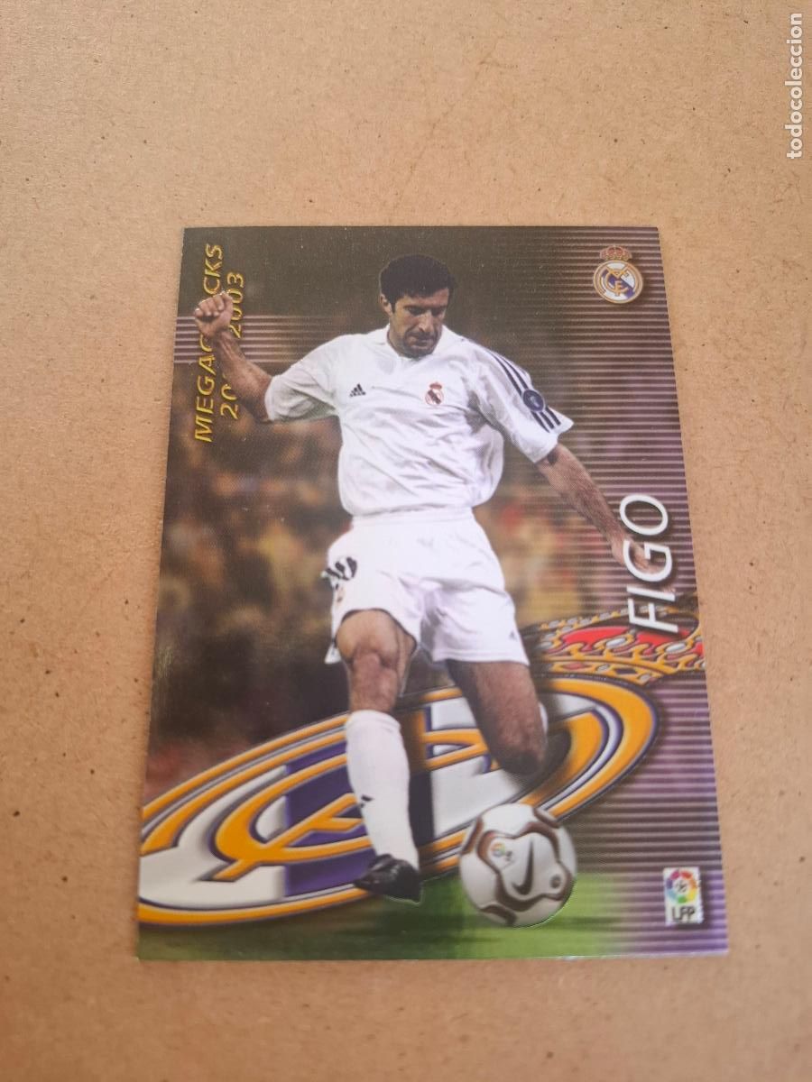 Cromos de Futebol: MEGAFICHAS 2002 2003 02 03 - PANINI - 370 FIGO ( MEGACRACKS ) - REAL MADRID