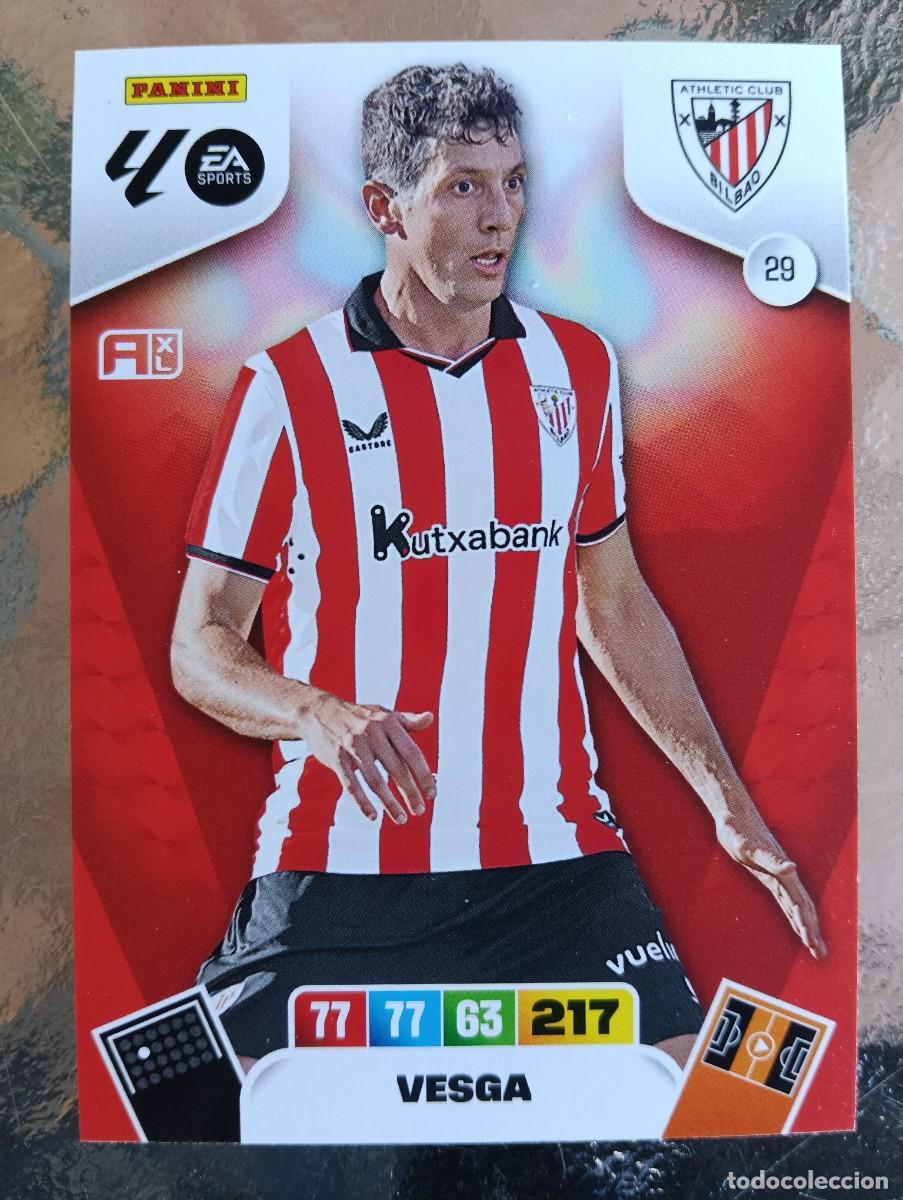 Fu&szlig;ball-Sticker: Adrenalyn 25/26 - Vesga - N&deg; 29 - Athletic