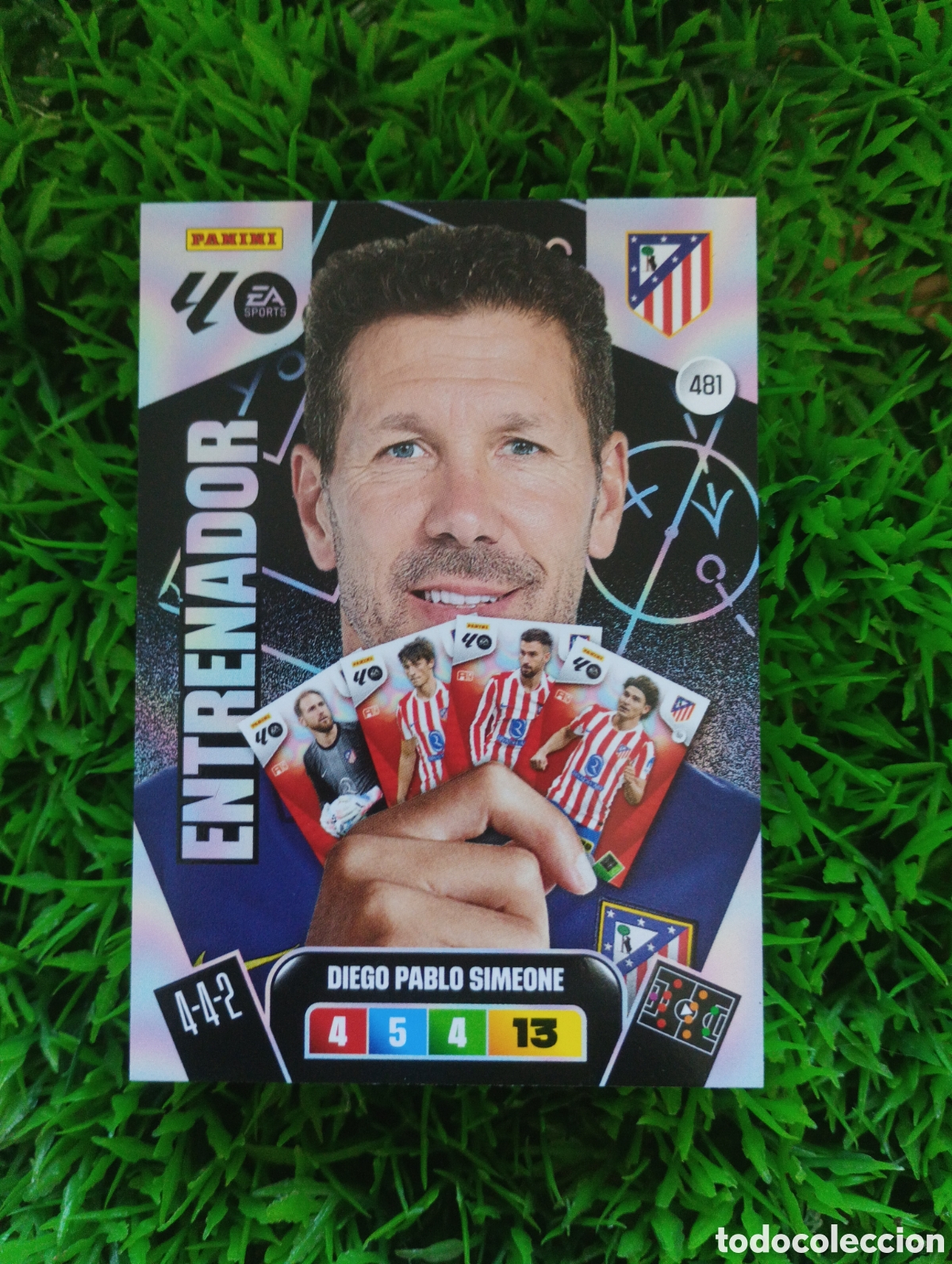 Football Stickers: Simeone Atletico De Madrid ENTRENADOR Adrenalyn 25-26 # 481