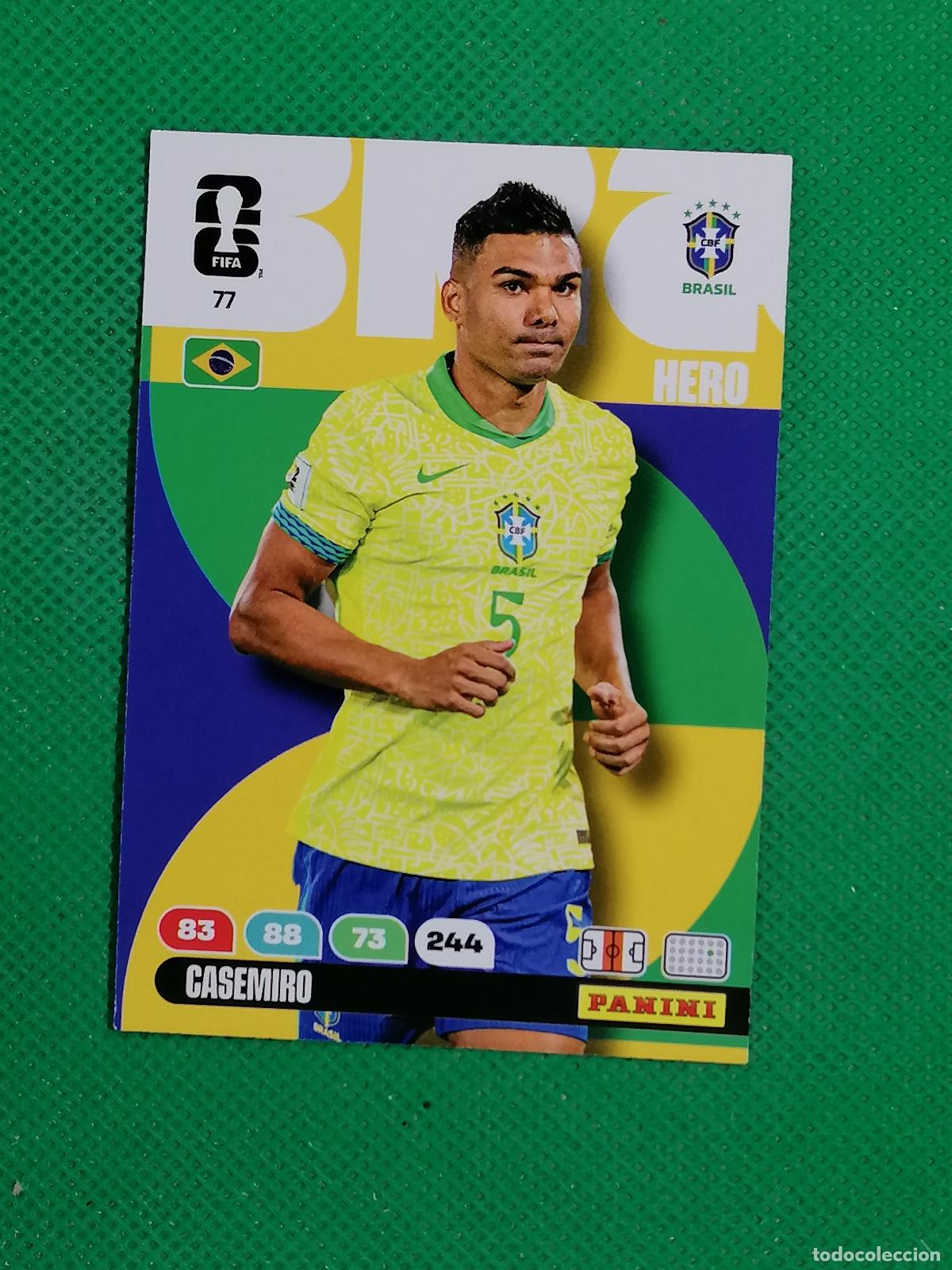 Cromos de F&uacute;tbol: 77 CASEMIRO BRASIL HERO ⚽ PANINI ADRENALYN FIFA WORLD CUP 26 2026 ⚽