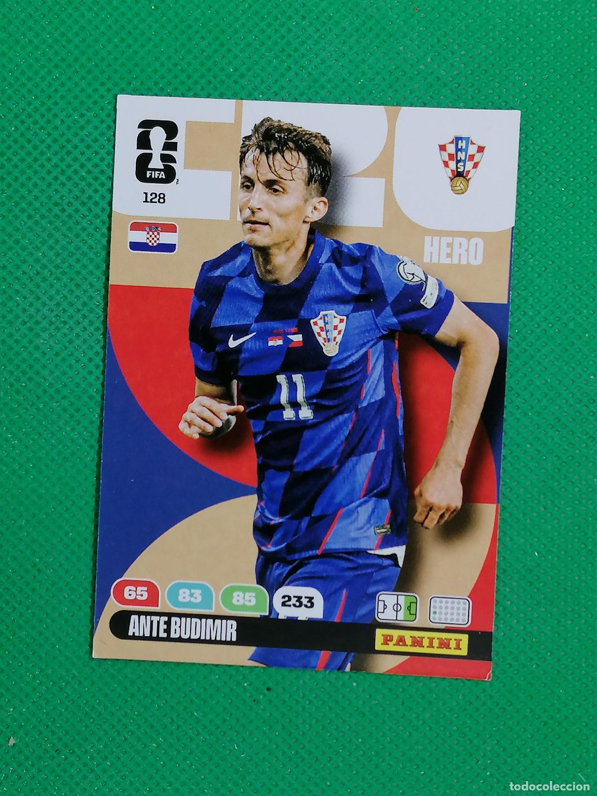 Cromos de F&uacute;tbol: 128 ANTE BUDIMIR CROACIA HERO ⚽ PANINI ADRENALYN FIFA WORLD CUP 26 2026 ⚽
