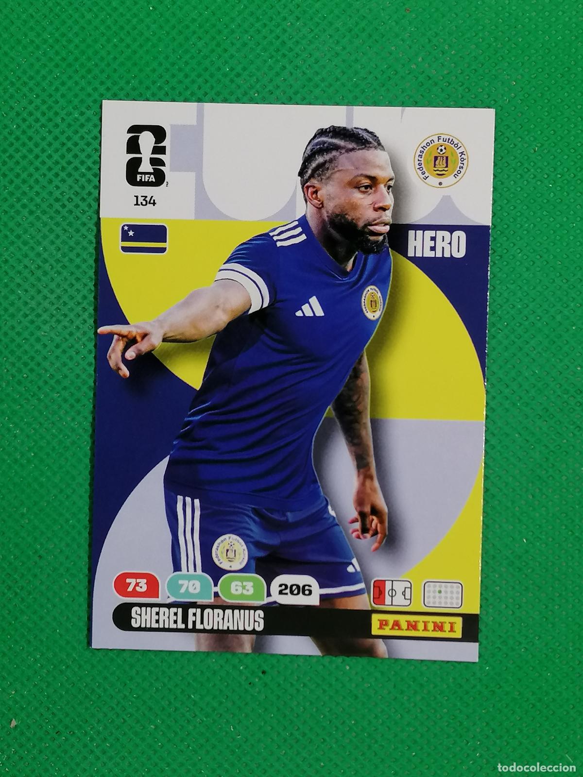 Cromos de F&uacute;tbol: 134 SHEREL FLORANUS CURACAO HERO ⚽ PANINI ADRENALYN FIFA WORLD CUP 26 2026 ⚽