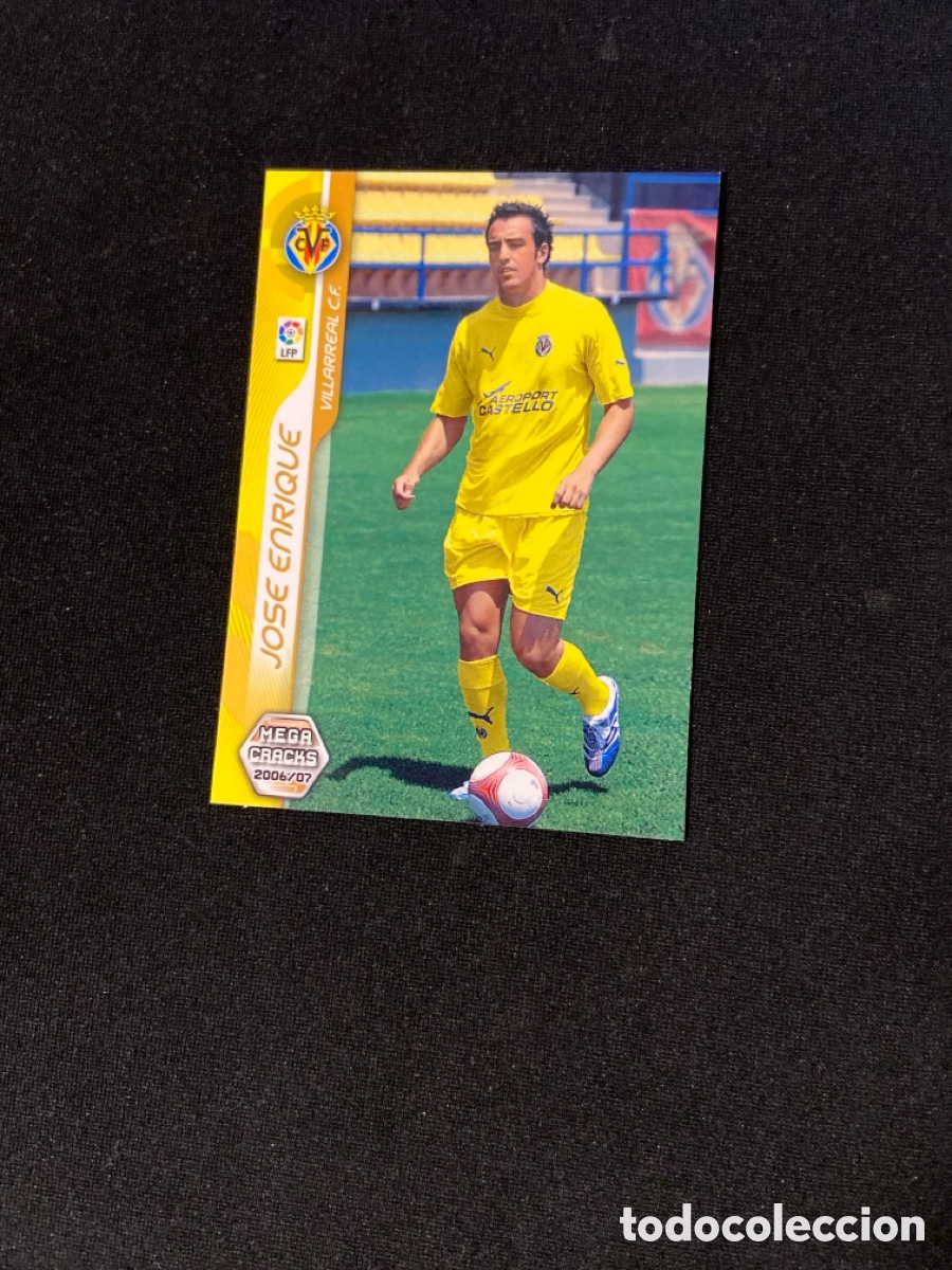 Fu&szlig;ball-Sticker: JOSE ENRIQUE 453 NUEVO FICHAJE (VILLARREAL) PANINI MEGACRACKS 2006-2007 06 07 CROMO CARTA M-3