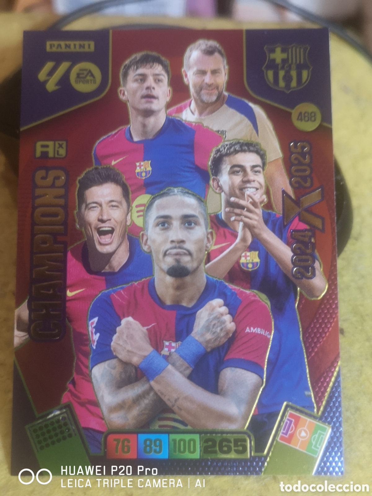 Figurine di Calcio: ADRENALYN 2025 2026 CHAMPIONS BARCELONA 468