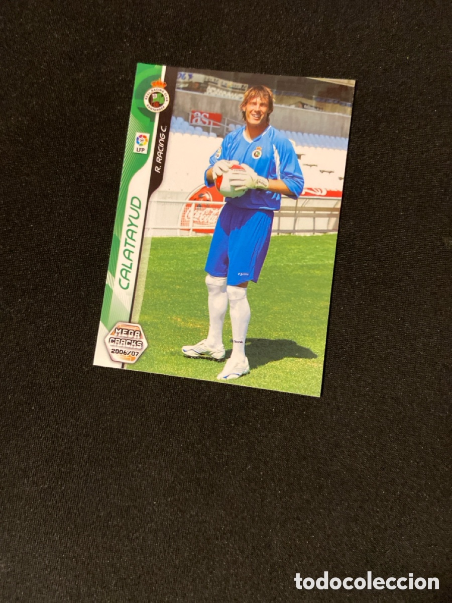 Cromos de F&uacute;tbol: CALATAYUD 481 NUEVO FICHAJE (RACING SANTANDER)