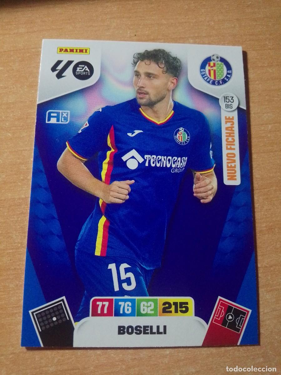 Cromos de F&uacute;tbol: 153 BIS BOSELLI NUEVO FICHAJE DEL GETAFE 25 26 ADRENALYN XL 2025 2026