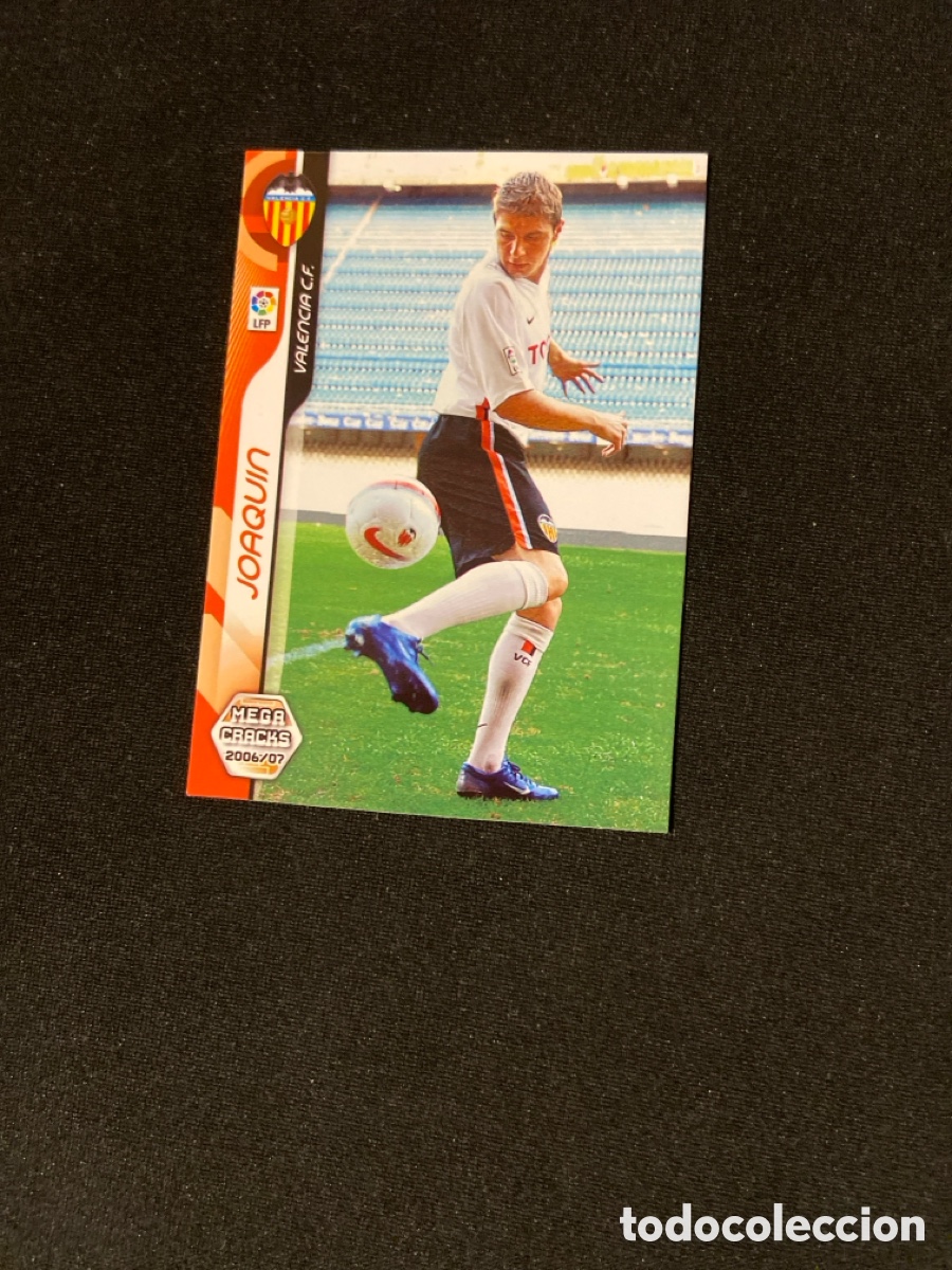 Cromos de F&uacute;tbol: JOAQUIN 482 NUEVO FICHAJE (VALENCIA)