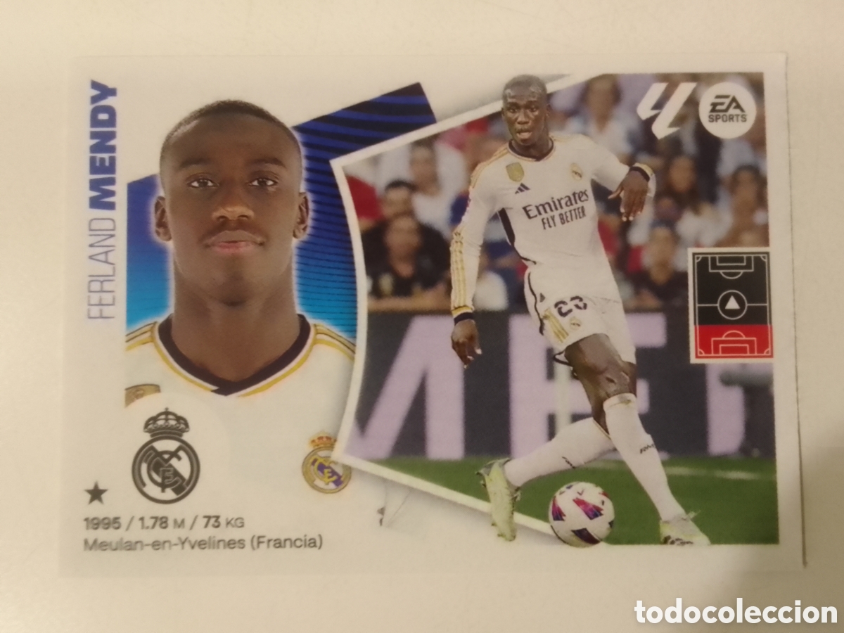 Figurine di Calcio: Colecciones Este 2024-25 n&deg; 10 A Mendy &bull; Real Madrid.