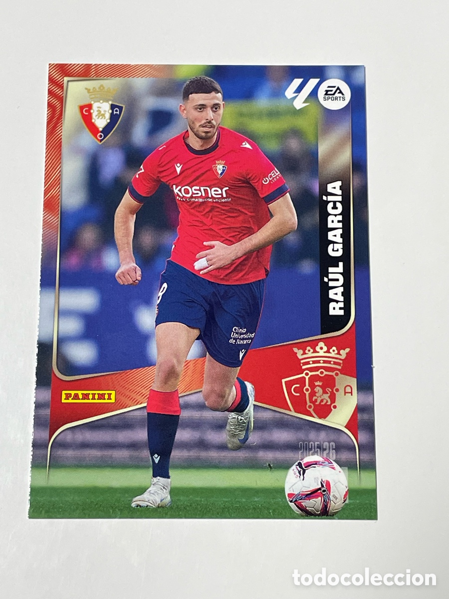 Cromos de F&uacute;tbol: Ra&uacute;l Garc&iacute;a Osasuna Panini Megacracks 2025/26 #269