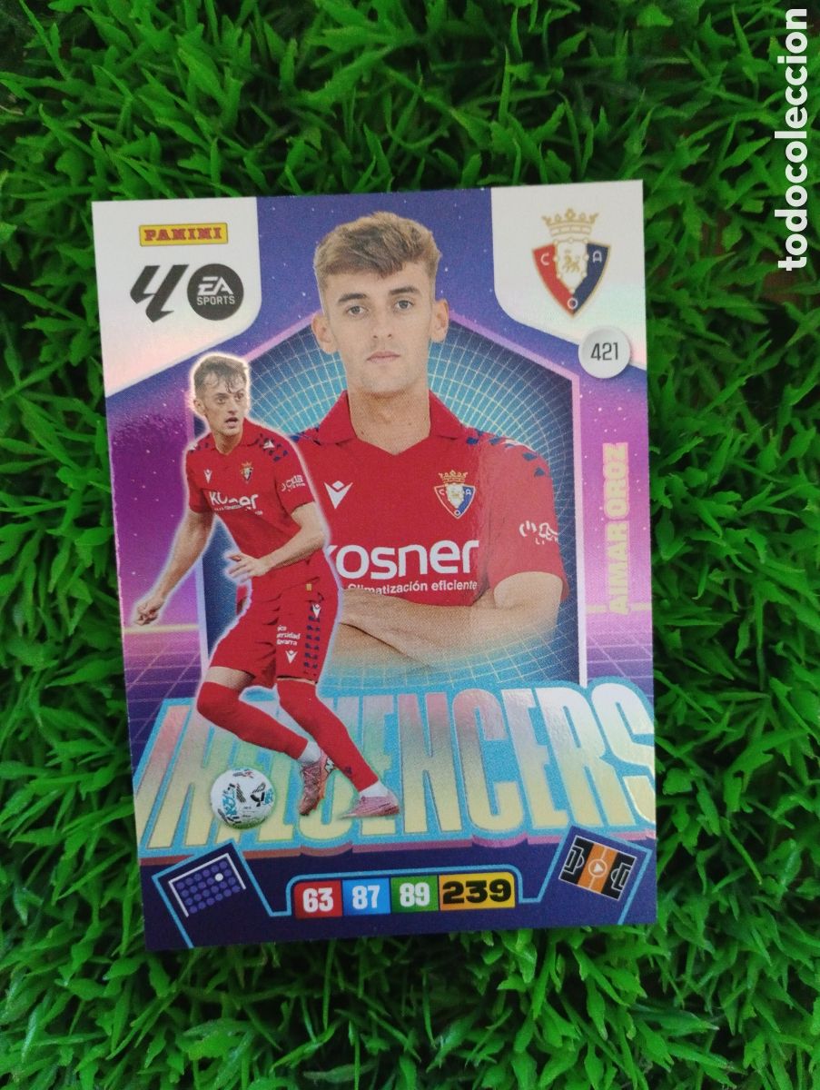 Fu&szlig;ball-Sticker: Aimar Oroz Osasuna INFLUENCERS Adrenalyn 25-26 # 421
