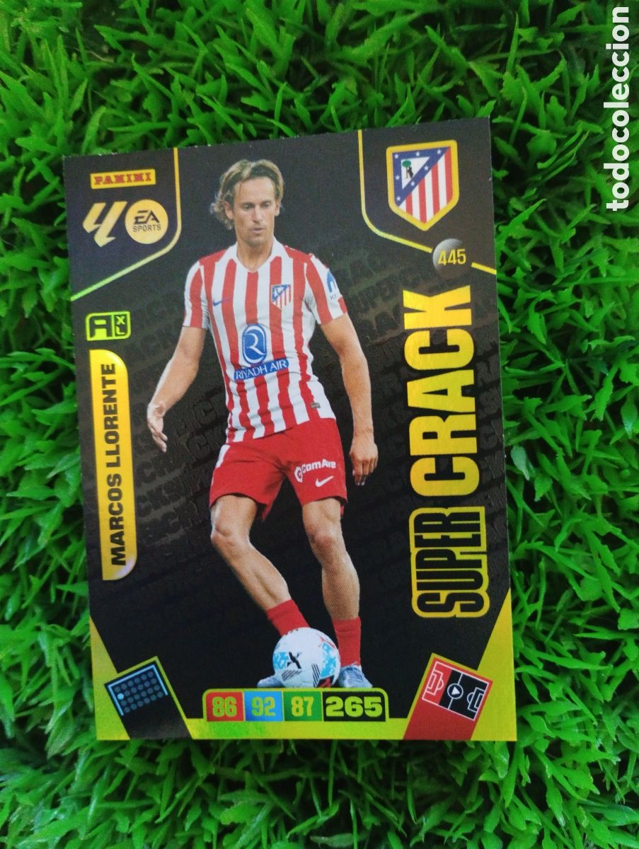 Cromos de F&uacute;tbol: Marcos Llorente Atletico De Madrid SUPER CRACK Adrenalyn 25-26 # 445