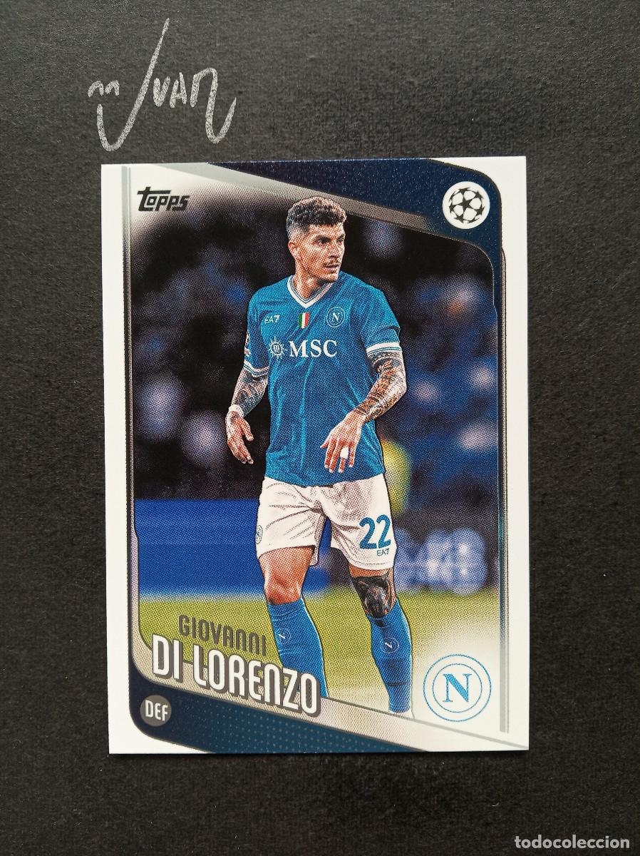 Cromos de f&uacute;tbol: DI LORENZO NAPOLES ITALIA ⚽ TOPPS &reg; FLAGSHIP UCC UEFA CLUB COMPETITIONS 2025 2026 25 26 NUEVO