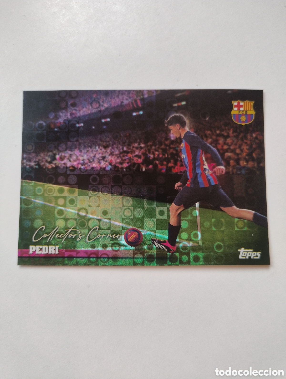 Cartes &agrave; collectionner de Football: 38 - Pedri - Barcelona - Topps Team Set 2025 - 2026 Collector's Corner Paralela