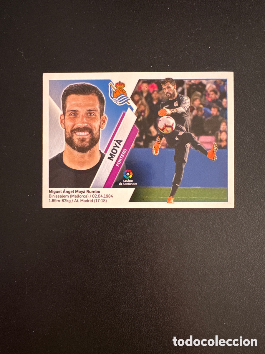 Figurine di Calcio: MOYA REAL SOCIEDAD N&Uacute;MERO 2 LIGA ESTE 2019 2020