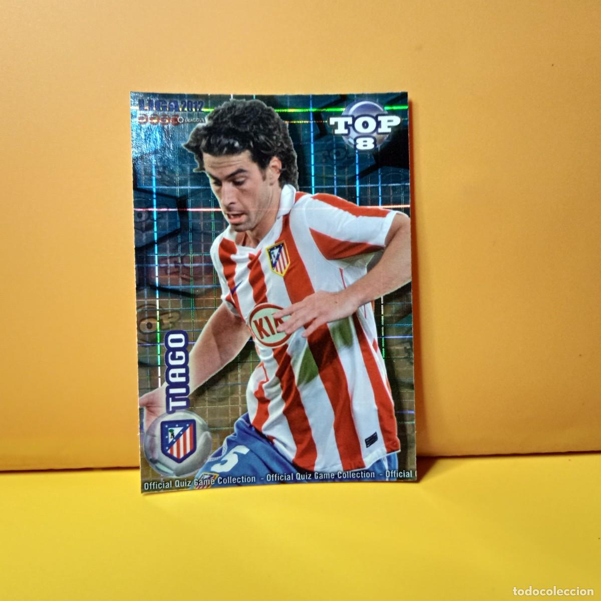 Cartes &agrave; collectionner de Football: MUNDICROMO 2011 2012 11 12 BRILLO CUADROS TOP ATL&Eacute;TICO DE MADRID TIAGO 609