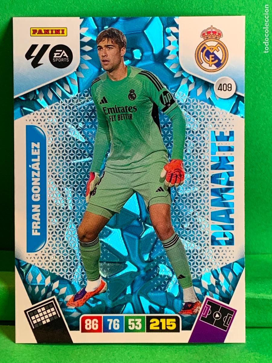 Fu&szlig;ball-Sticker: 409 Fran Gonz&aacute;lez Real Madrid Diamante ADRENALYN XL LIGA 2025/2026 25 26 PANINI