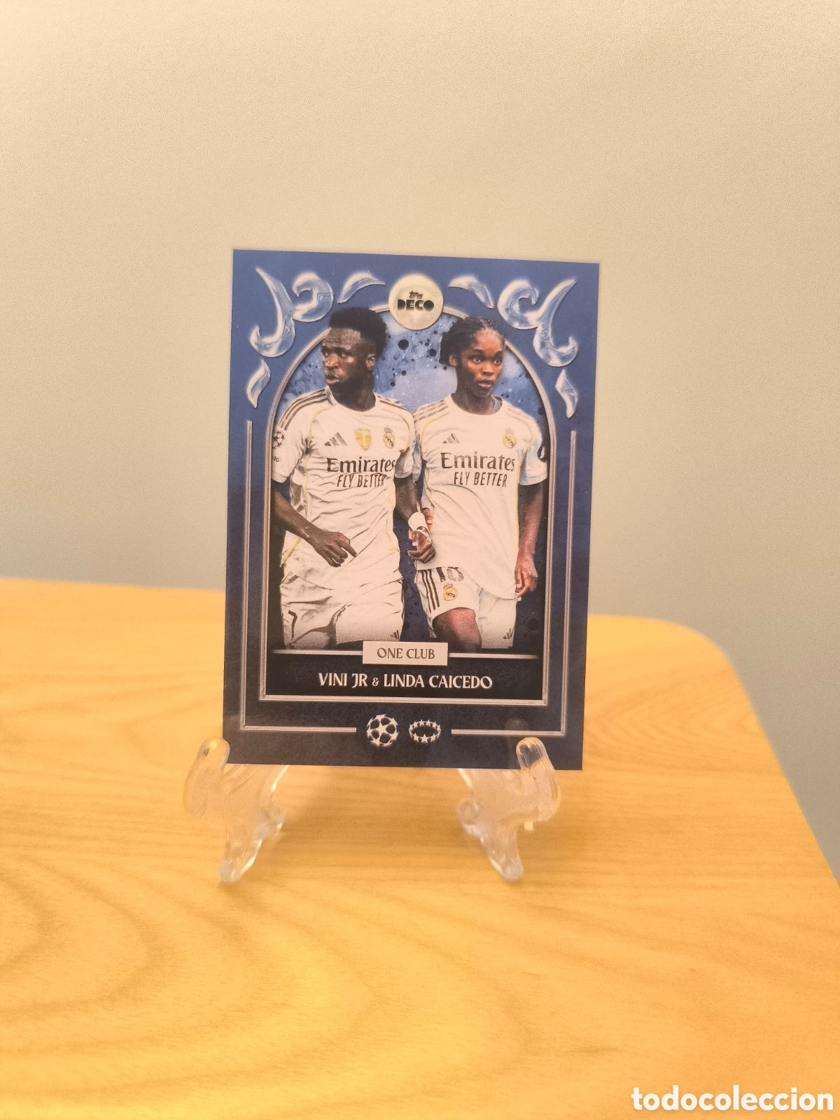 Cromos de F&uacute;tbol: Vinicius Jr y Linda Caicedo Topps DECO