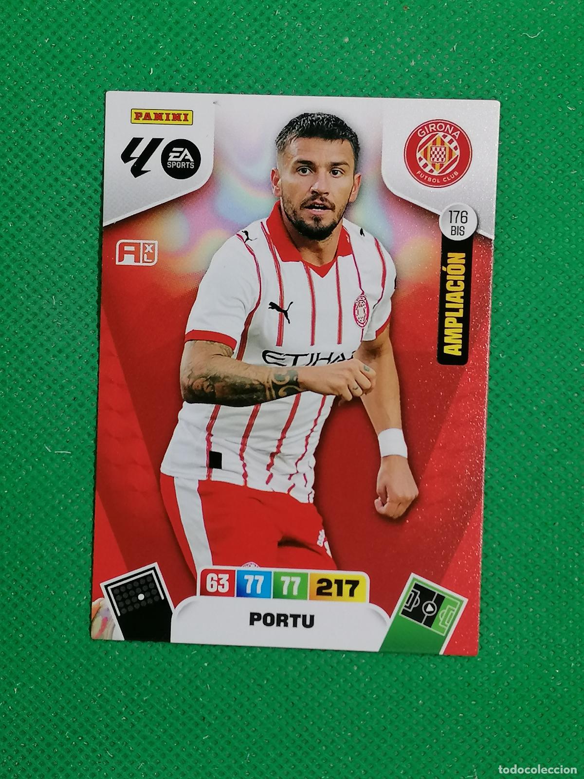 Football Stickers: 176 BIS 176BIS PORTU GIRONA AMPLIACION ⚽ LIGA ADRENALYN XL 2025 2026 25 26 ⚽