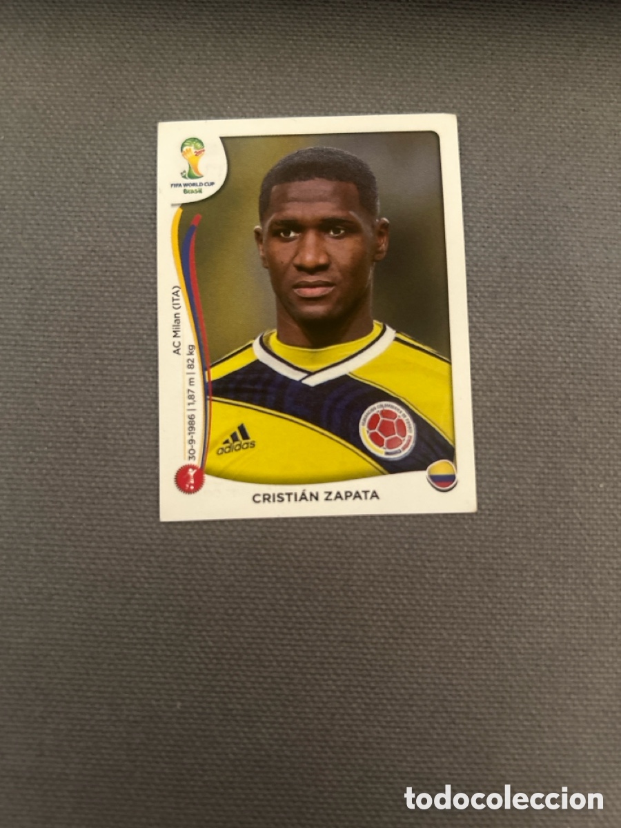 Fu&szlig;ball-Sticker: Zapata 188 Colombia Mundial World Cup Brasil 2014