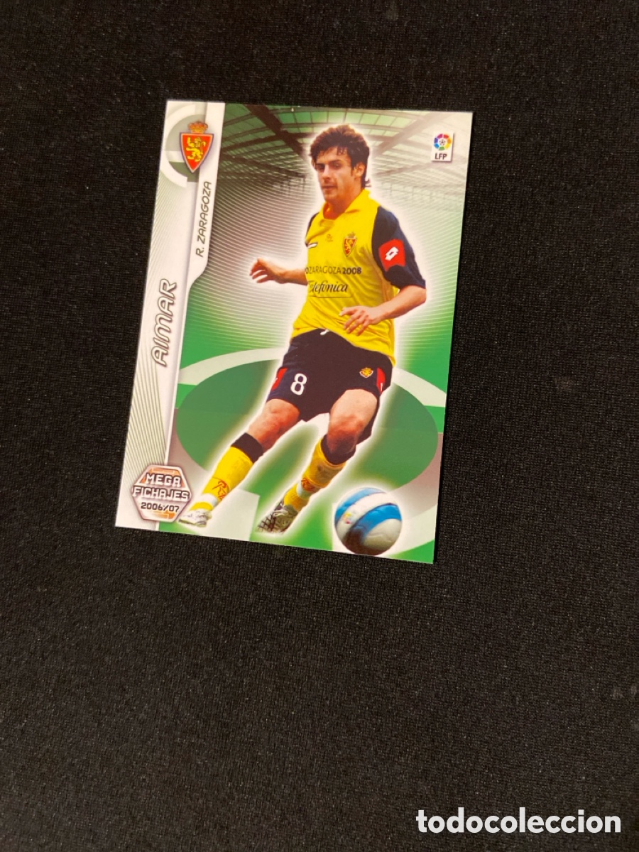 Cromos de F&uacute;tbol: AIMAR 497 MEGA FICHAJES (ZARAGOZA) PANINI MEGACRACKS 2006-2007 06 07 CROMO CARTA M-3