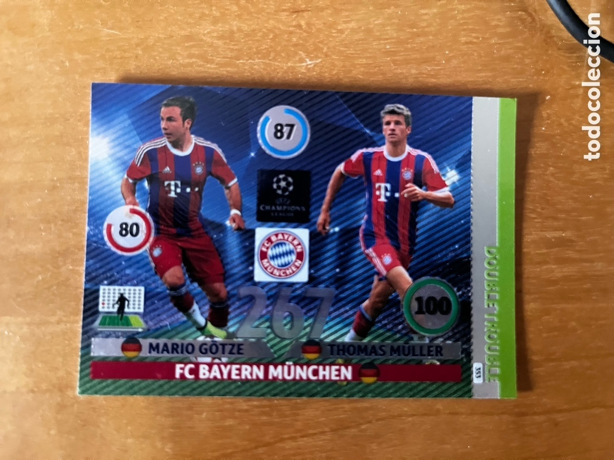 Cromos de F&uacute;tbol: ADRENALYN CHAMPIONS LEAGUE 14/15 GOTZE/MULLER 353