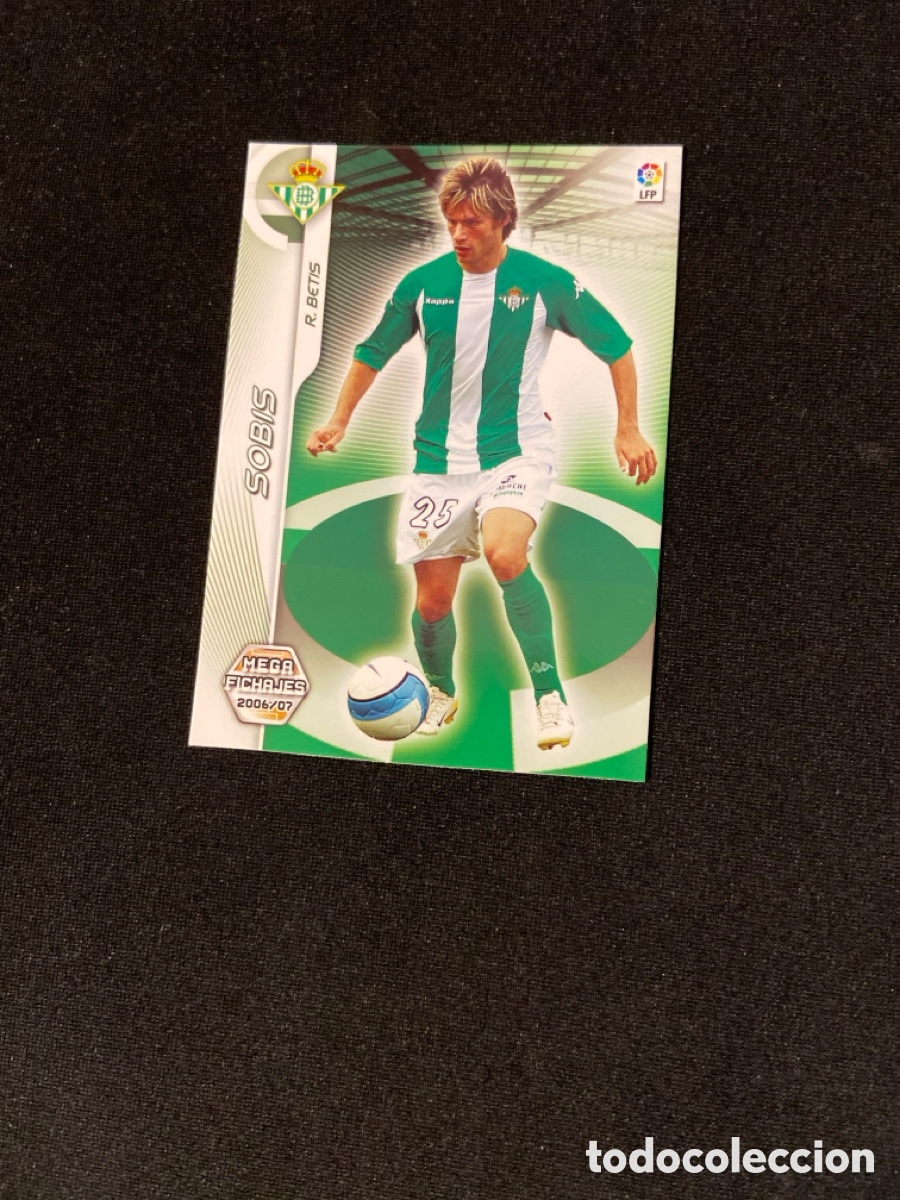 Cromos de F&uacute;tbol: SOBIS 502 MEGA FICHAJES (BETIS) PANINI MEGACRACKS 2006-2007 06 07 CROMO CARTA M-3