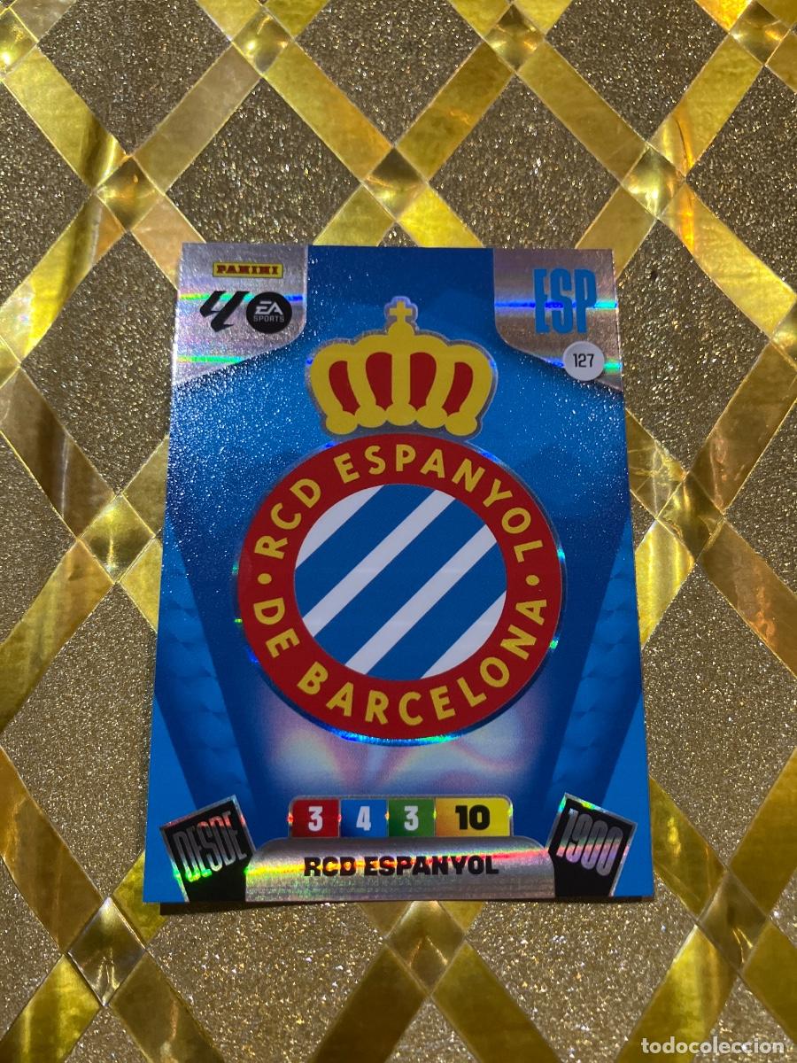 Football Stickers: CROMO DE FUTBOL NUMERO 127 ESCUDO DEL ESPANYOL ESPA&Ntilde;OL ADRENALYN XL 2025 2026 PANINI !