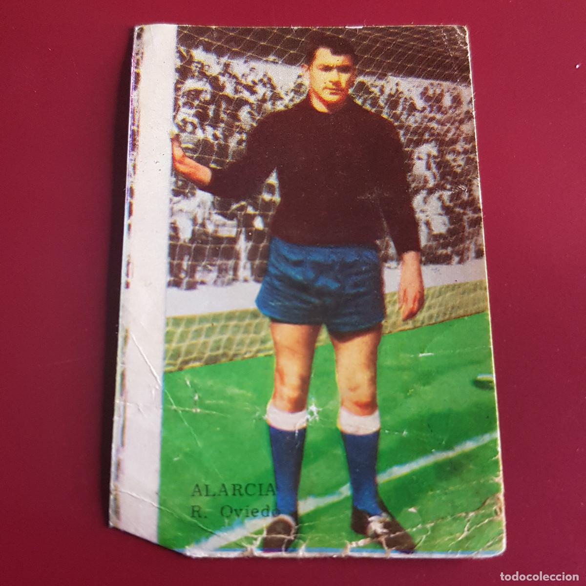 Cromos de F&uacute;tbol: DISGRA - FHER - CAMPEONATO DE LIGA 1964 1965 - 64 65 - OVIEDO - ALARCIA - NUNCA PEGADO
