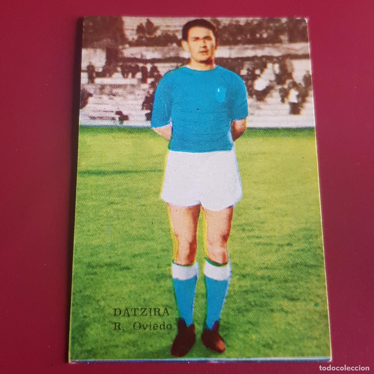 Cromos de F&uacute;tbol: DISGRA - FHER - CAMPEONATO DE LIGA 1964 1965 - 64 65 - OVIEDO - DATZIRA - NUNCA PEGADO