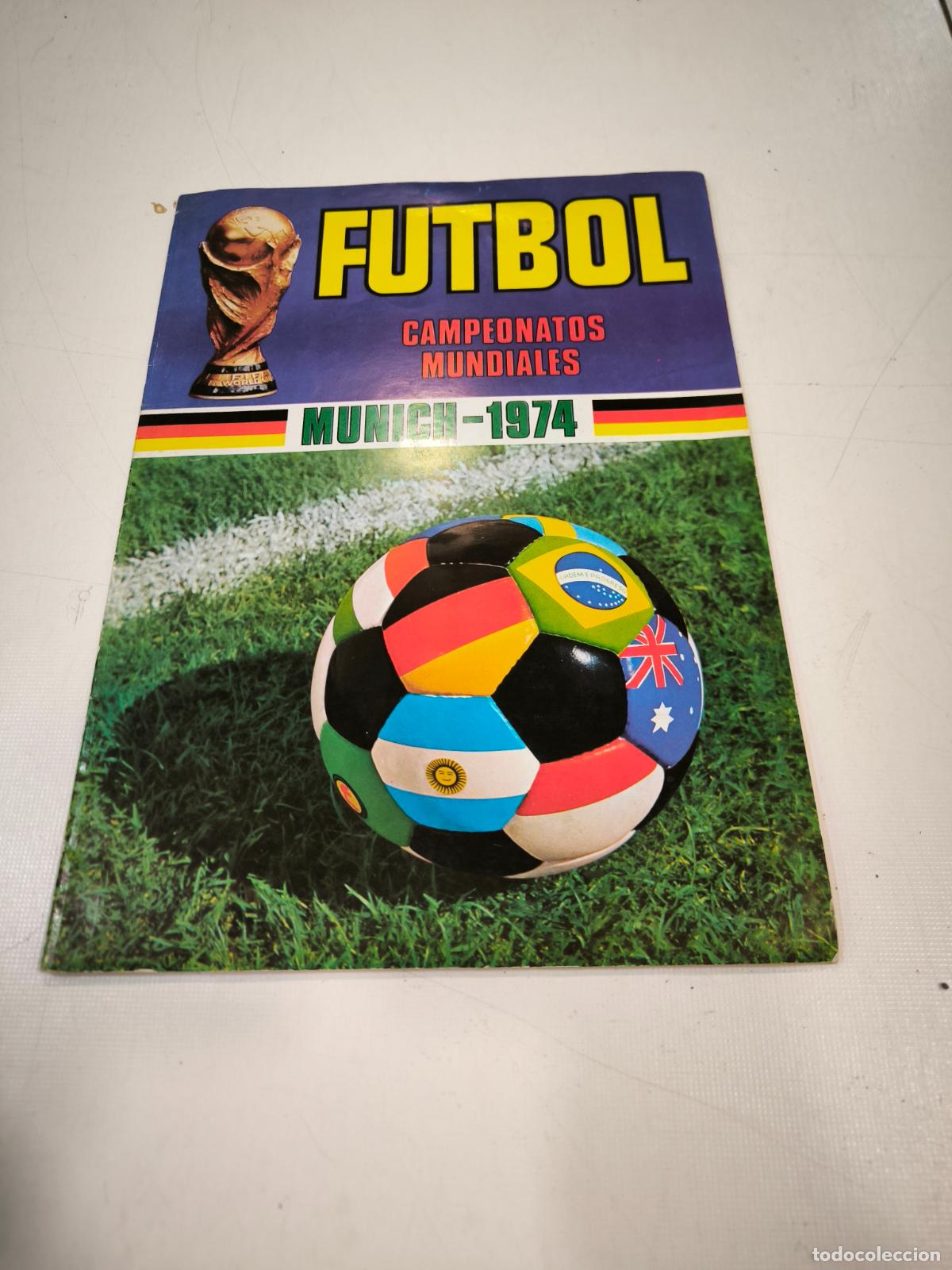 Cromos de F&uacute;tbol: album futbol campeonatos mundiales munich-1974 plancha