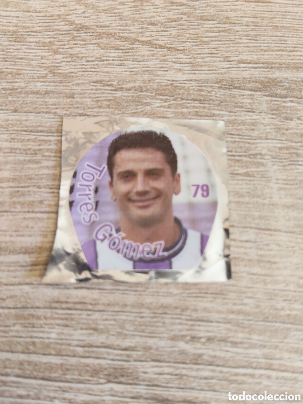 Cromos de Futebol: Chicle boomer liga 2000 2001 00 01 79 Torres G&oacute;mez Real Valladolid