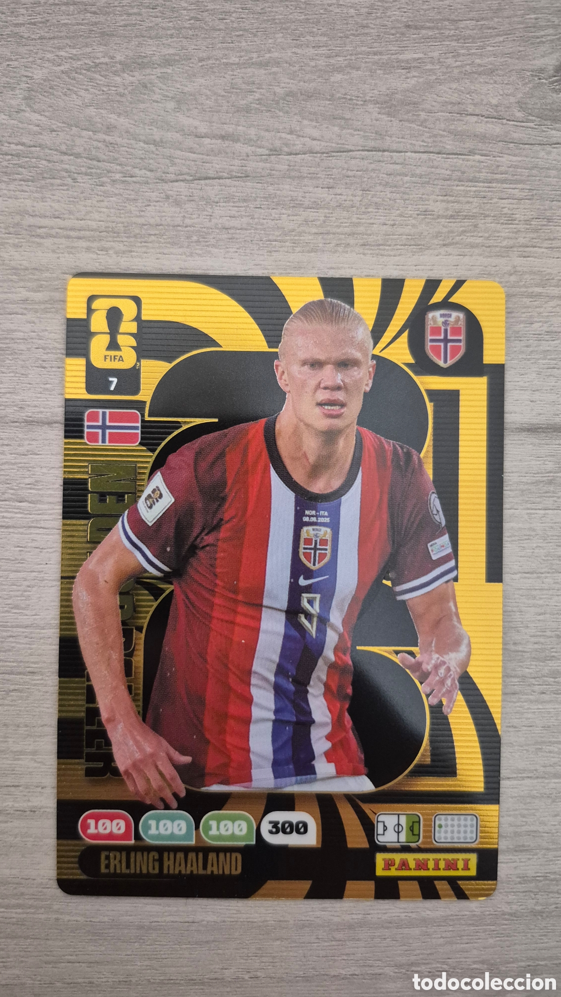 Cromos de F&uacute;tbol: N&deg;7 Golden Baller Haaland FIFA World Cup 2026