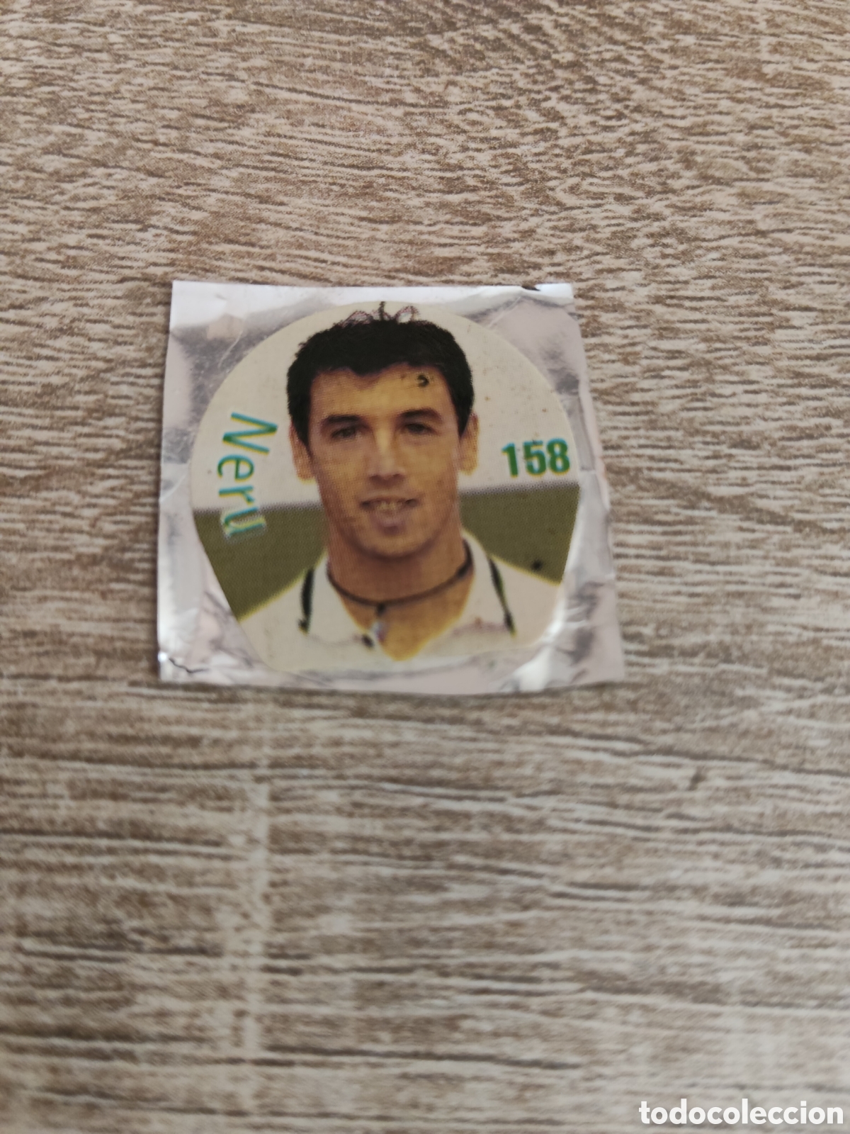 Cromos de F&uacute;tbol: Chicle boomer liga 2000 2001 00 01 158 Neru Racing de Santander