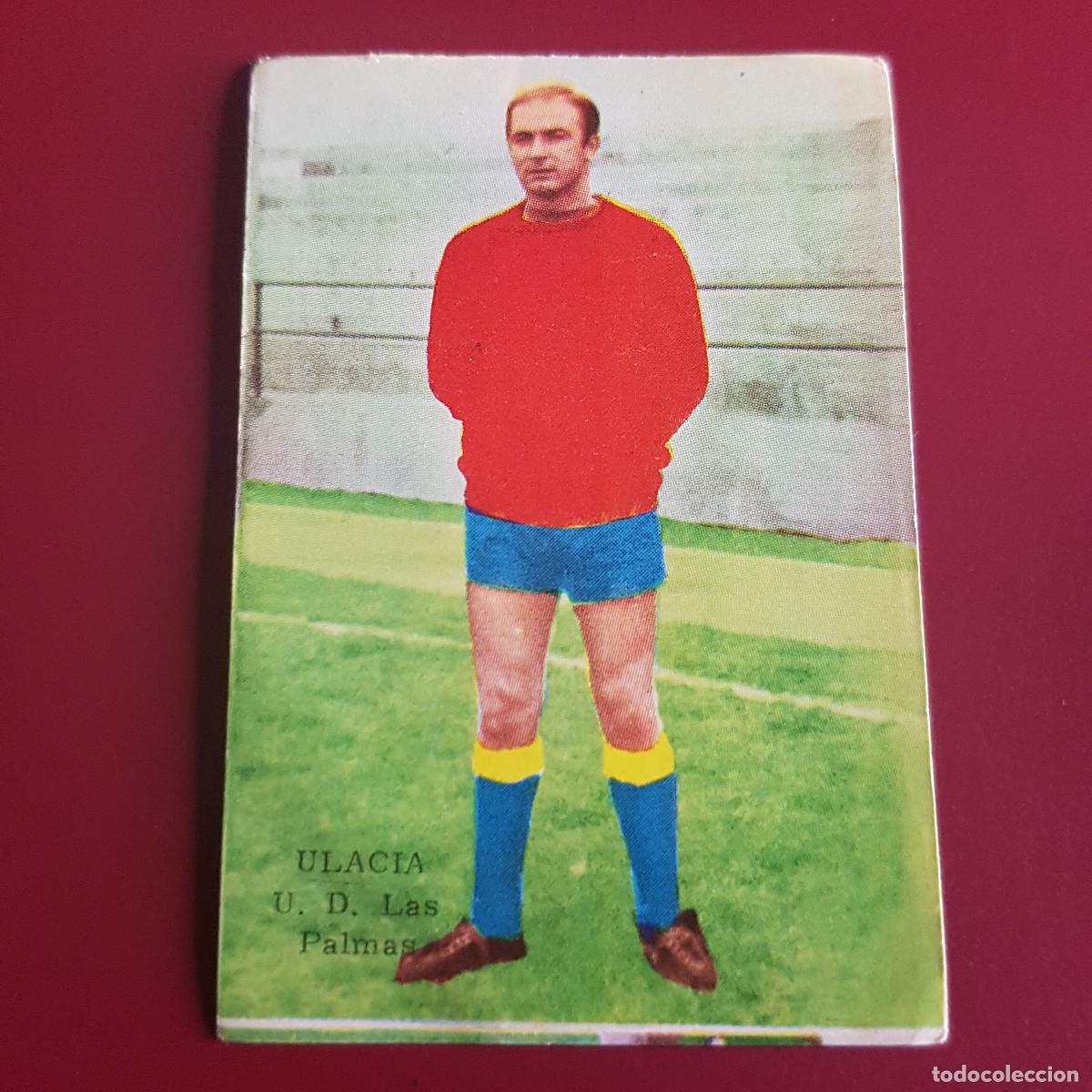 Cromos de F&uacute;tbol: DISGRA - FHER - CAMPEONATO DE LIGA 1964 1965 - 64 65 - LAS PALMAS - ULACIA - NUNCA PEGADO