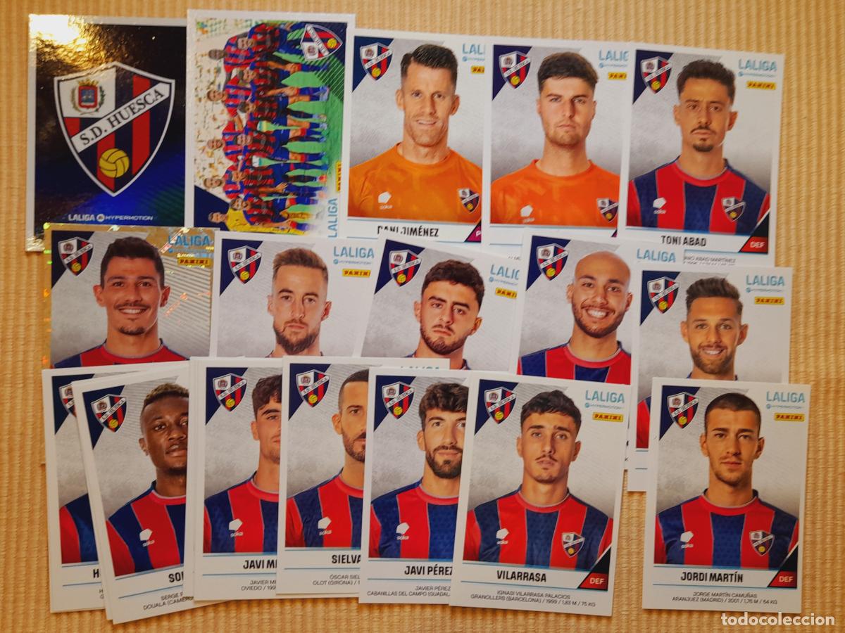 Cromos de Futebol: LOTE 21 CROMOS (EQUIPO COMPLETO) SD HUESCA LIGA HYPERMOTION 24-25 2024 2025 SEGUNDA DIVISION