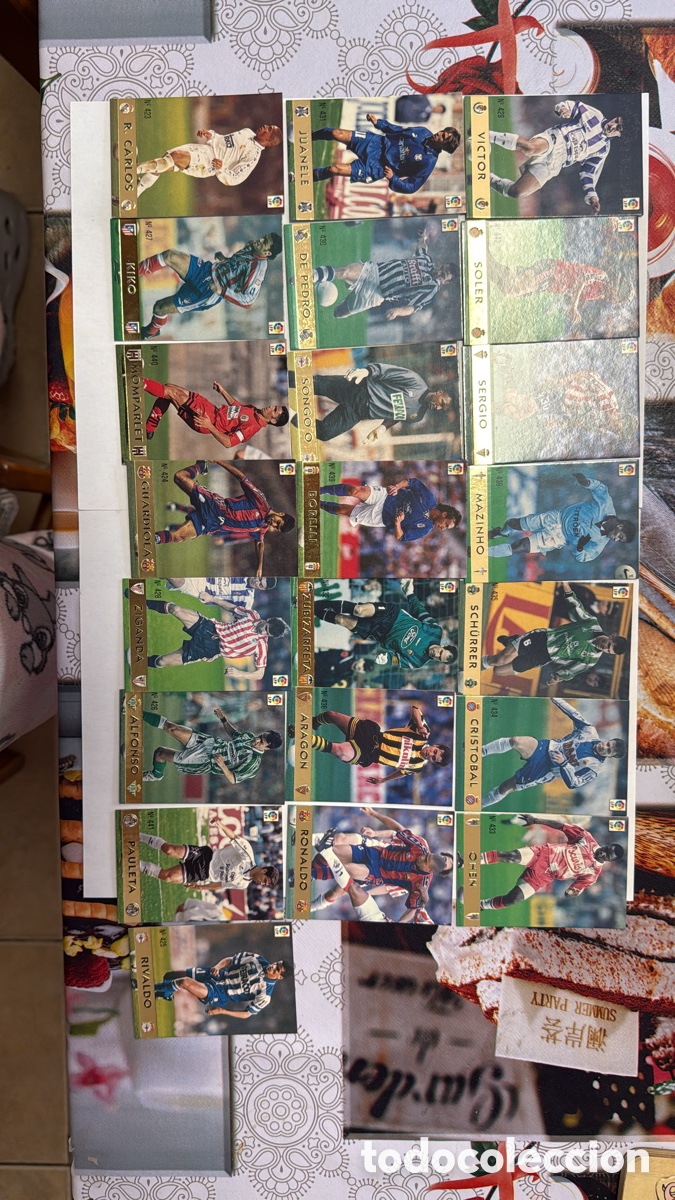 Cromos de F&uacute;tbol: Cartas sueltas &ldquo;Lo mejor 1996/97&rdquo;