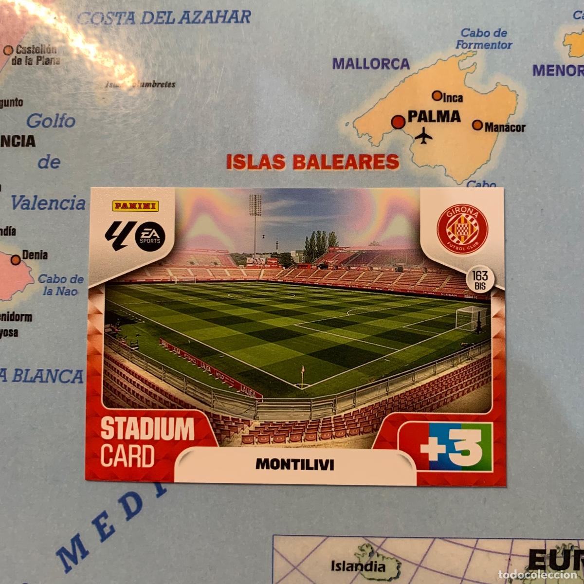 Football Stickers: Stadium Card del Girona n&uacute;mero 163 Bis adrenalyn XL 25-26 2025-2026